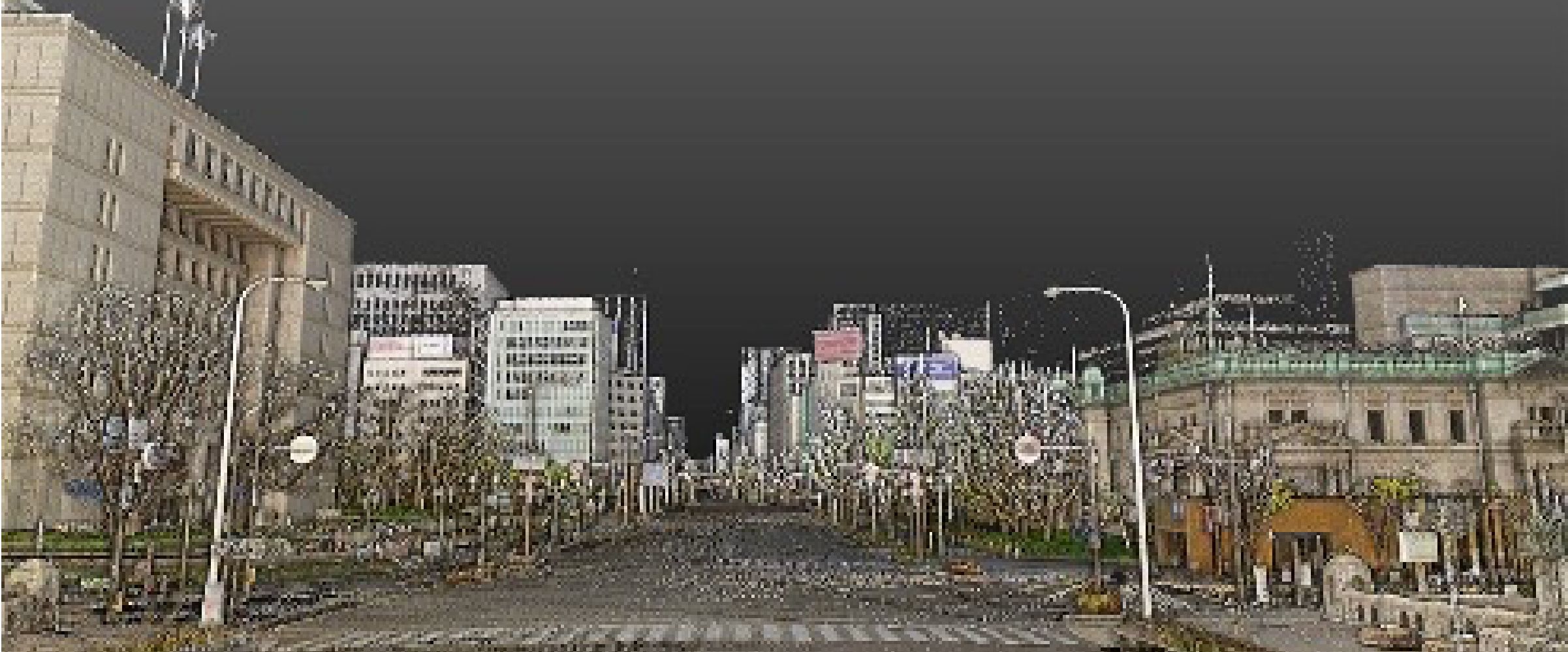 3Dスキャナーによる建物図面の復元、形状記録調査