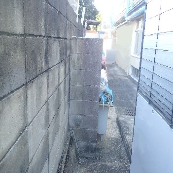 ブロック塀の劣化損傷状況