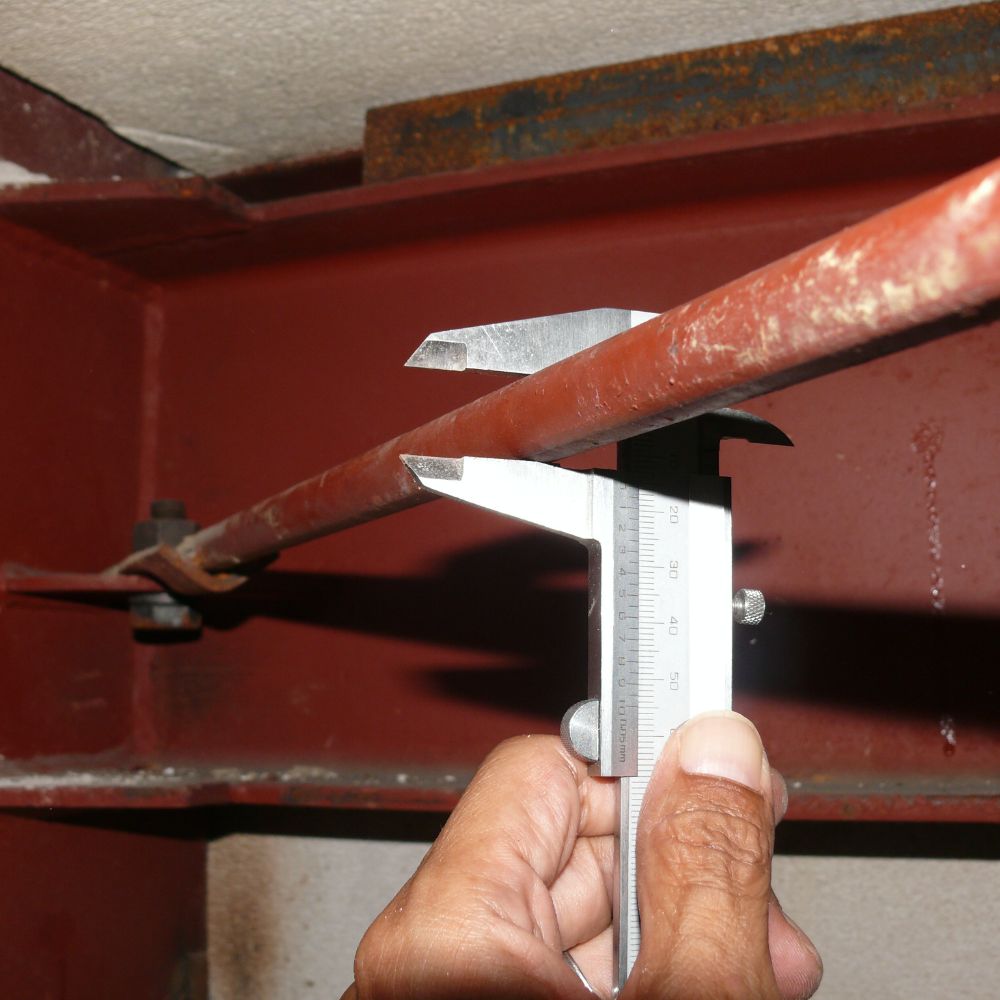 プレース材の径測定